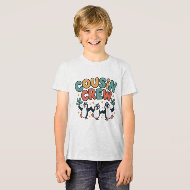 Kusin Crew T Shirt (Framsida Full)