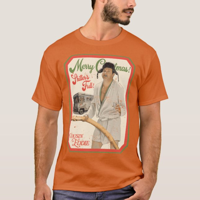 Kusin Eddie vintage 1 T Shirt (Framsida)