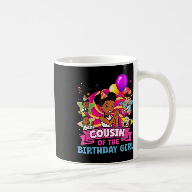 Kusin Födelsedagsflicka Party Rosa Docka Familj De Kaffemugg (Höger)