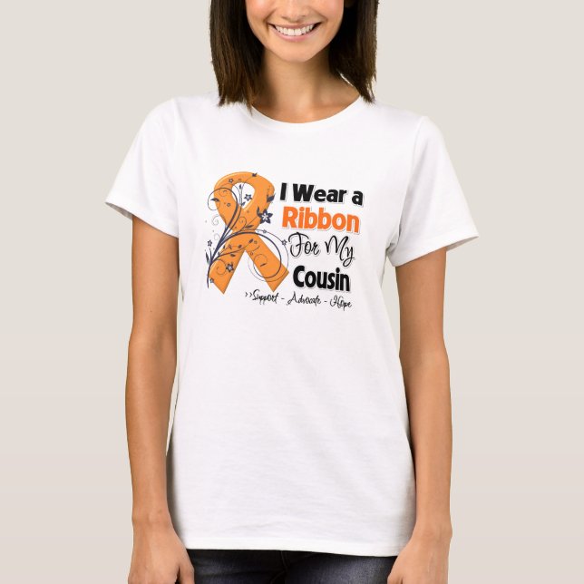 Kusin - Leukemia Ribbon T-shirt (Framsida)