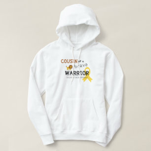 kusin modig krigare lejon pullover hoodie