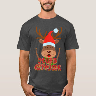 Kusin Reindeer Matching Family Group, jul Pa T Shirt