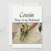 Kusin Snälla, var Bridesmaid