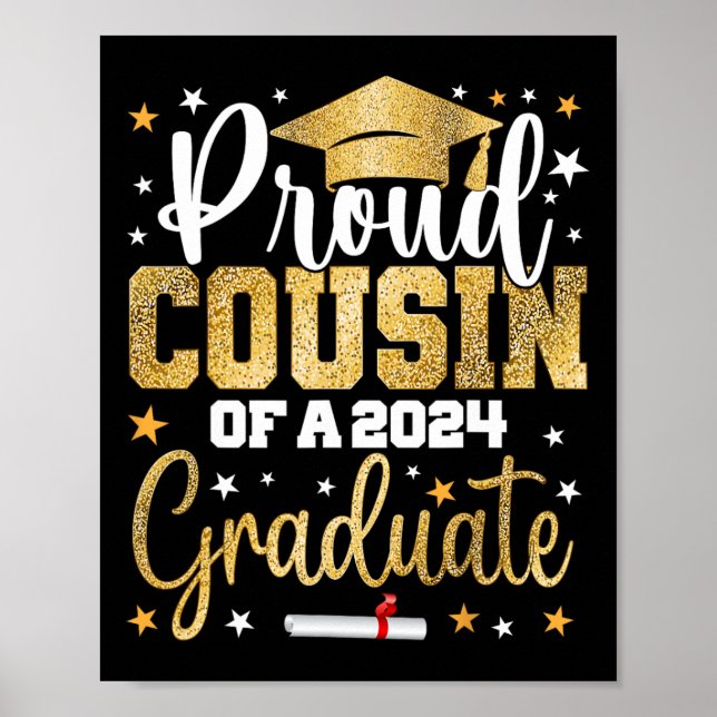 Kusin till 2024 Student Cl Studenten Poster (Framsidan)