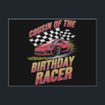 Kusin till födelsedagsracern Racing Familjefest  Vykort<br><div class="desc">Kusin till födelsedagsracern Racing Familjefest</div>