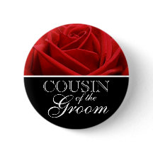 Kusin till Groom Wedding Buttons | Stift