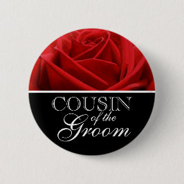 Kusin till Groom Wedding Buttons | Stift Knapp