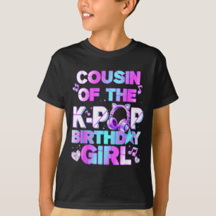 Kusin till k-pop-födelsedagsflickorna koreansk mus t shirt