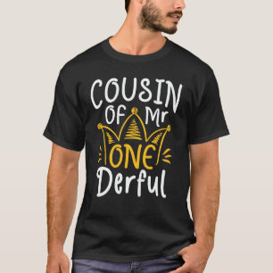 Kusin till Onederbörden 1:a födelsedagsmatchning T Shirt