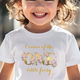 Kusin till sagoträdgård 1-årsfest t shirt