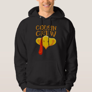Kusinästsbesättning Kalkon Söt Kusin Kalkon Trupp  Hoodie