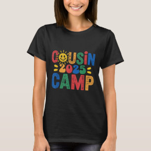 Kusincamp 2025 Camping Lägereld Sommarlov T Shirt