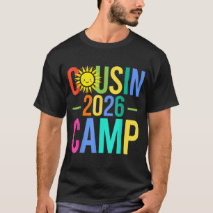 Kusincamp 2026 matchande familjesemester sommar t shirt
