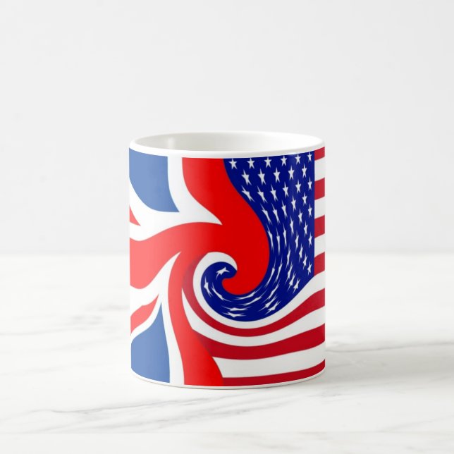 KUSINER FÖR UK/USA FLAG-LOVIN KAFFEMUGG (Center)