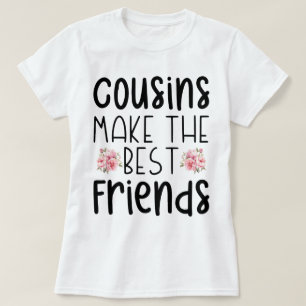 Kusiner gör de bästa vänner till den bästa julafto t shirt