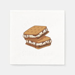 Kusiner har SMore Roligt Brother Sister Family Gif Pappersservett