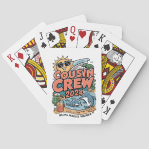 Kusineras besättning 2024 Sommarlov Strand Familje Casinokort