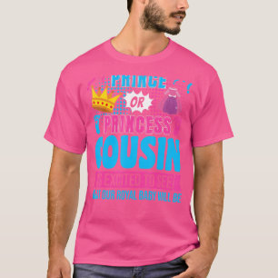 Kusins bebis könsbestämningsfest - prins eller pri t shirt