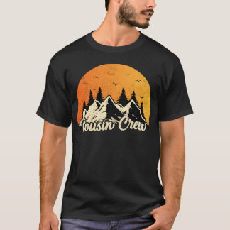 Kusins Besättning Kusiner Sommarläger Retro Vintag T Shirt