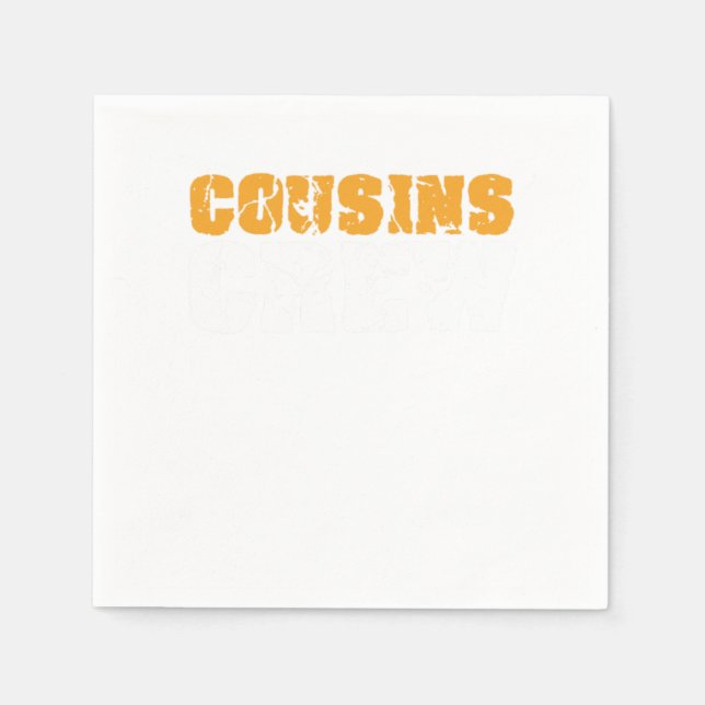 Kusins besättning, syster Brother Moster farbror F Pappersservett (Framsidan)