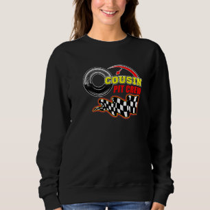 Kusins pitcrew bil racer familj matchande racing T Shirt
