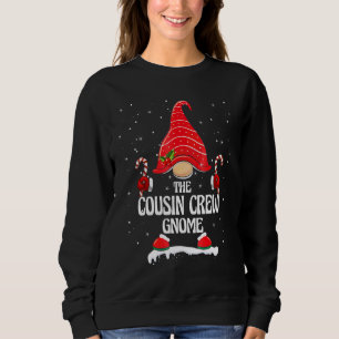 Kusinsbesättning Gnome Buffalo-rutig Matchande fam T Shirt
