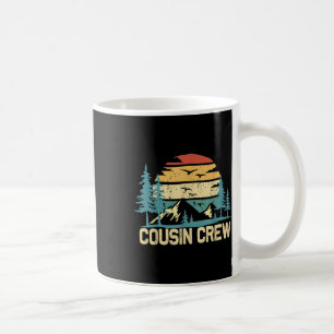 Kusinsgängets campingvänner sommar familjesemester kaffemugg