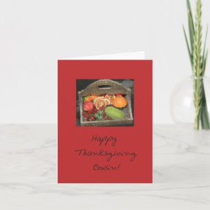 KusinThanksgiving-kort Helgkort