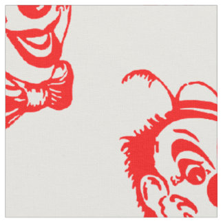 Kuslig clown tyg