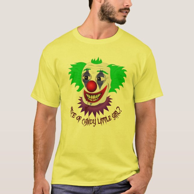 Kuslig clownskjorta t shirt (Framsida)