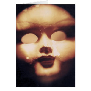 Kuslig docka hälsningskort