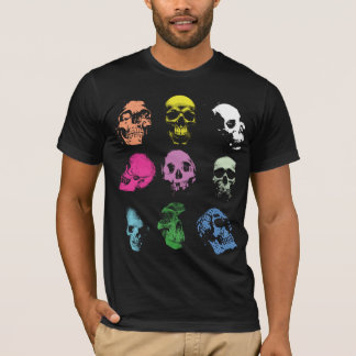 Kuslig Fluo döskallar T-shirt