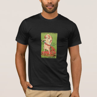 Kuslig fransk grisannons t-shirt