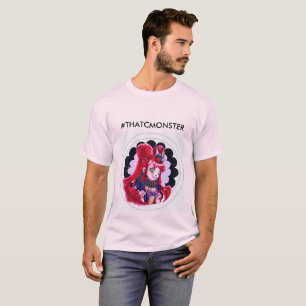 Kuslig gullig CMonster T-tröja Tee Shirt