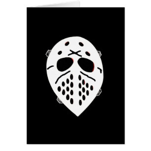 Kuslig hockey maskerar produkter hälsningskort