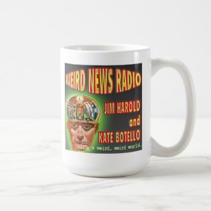 Kuslig nyheterna radiosände logotypmuggen kaffemugg