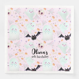 kuslig rosa pappersservett