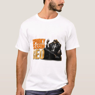 💼 Kuslig säsongs-CEO Roligt Halloween-chef-citat T Shirt