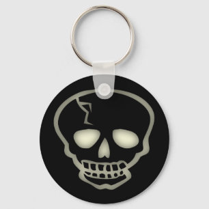 Kuslig skalle Keychain Nyckelring