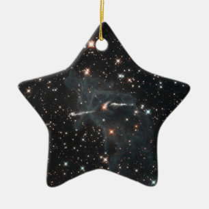 Kuslig spöke i den Carina nebulaen Julgransprydnad Keramik