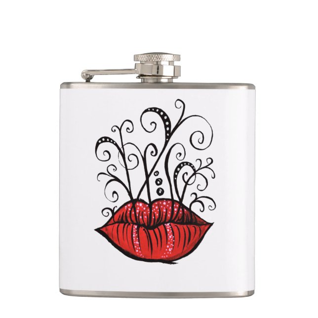 Kuslig stil för tatuering för läpparbläckteckning fickplunta (Framsidan)