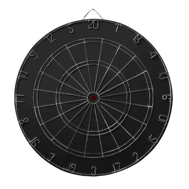 Kuslig svart Dartboard med pilar Darttavla (Framsidan)