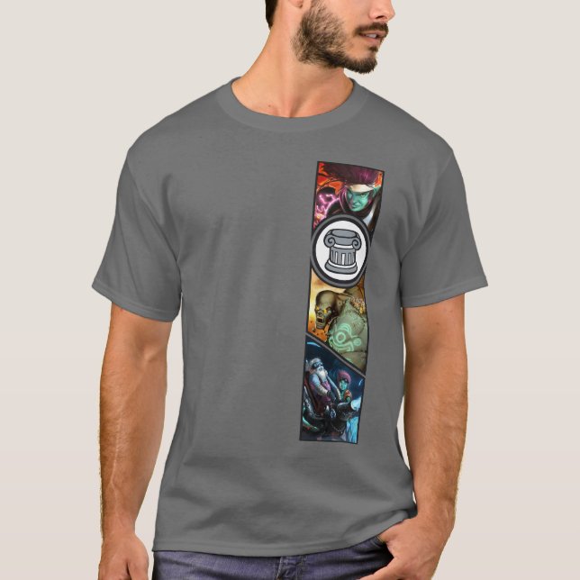 Kuslig vetenskap (mörk) t shirt (Framsida)