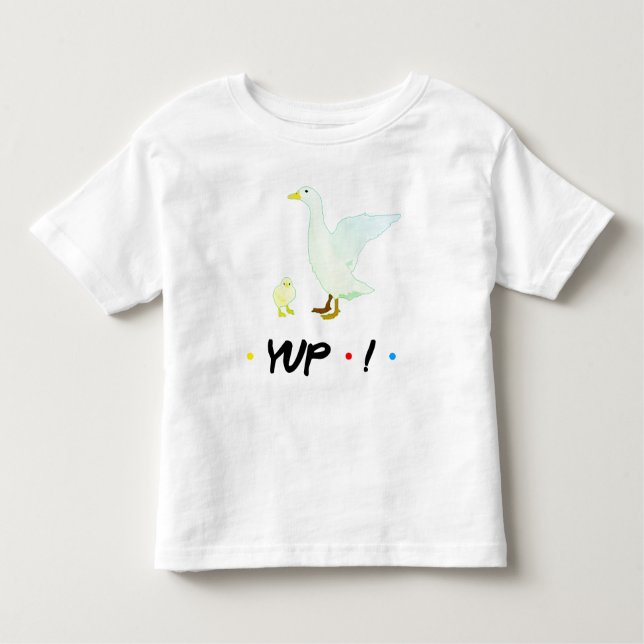 Kusomize ♥ VI BLIR BÄSTA VÄNNER ♥ YUP! T Shirt (Framsida)