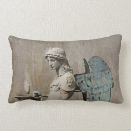 Kussen: beeld van St Michael Lumbarkudde