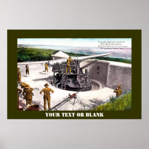 Kust- artilleri poster