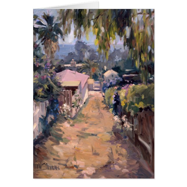 Kust- bana hälsningskort (Framsidan)