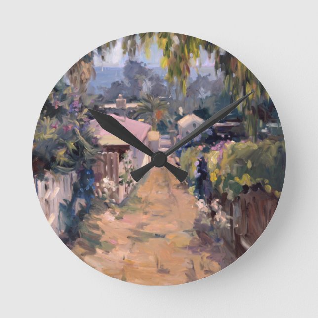 Kust- bana rund klocka (Framsida)