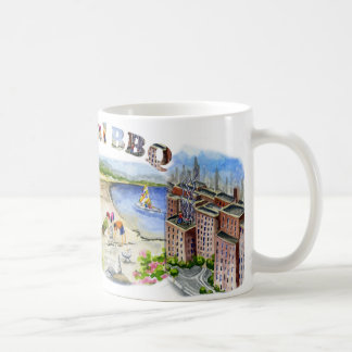 Kust- BBQ för Bi Kaffemugg