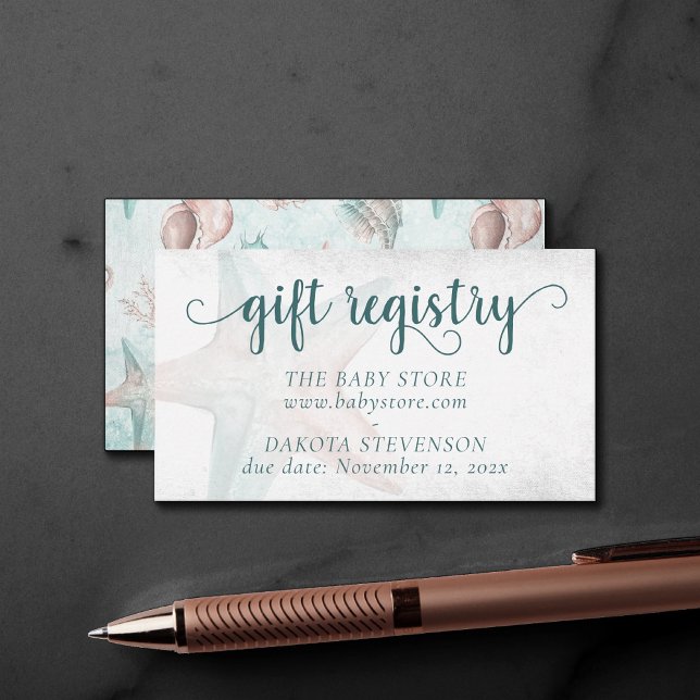 Kust Chic | Turkos Sjöstjärna Duschregister Tilläggskort (Skapare uppladdad)